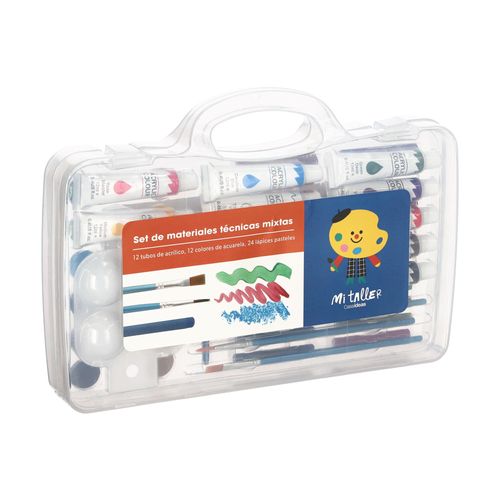 Set Materiales y Accesorios para Técninas Mixtas