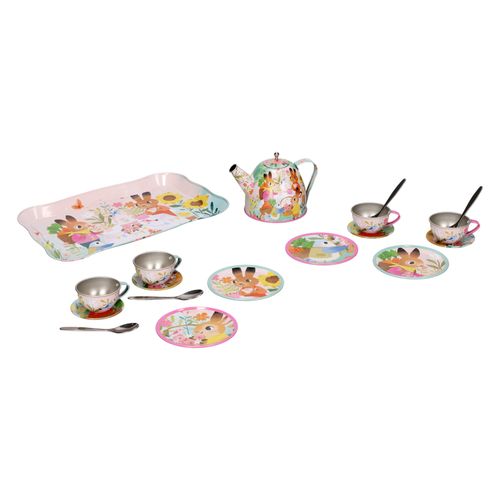 Set Tacitas para Tomar el Té de Metal