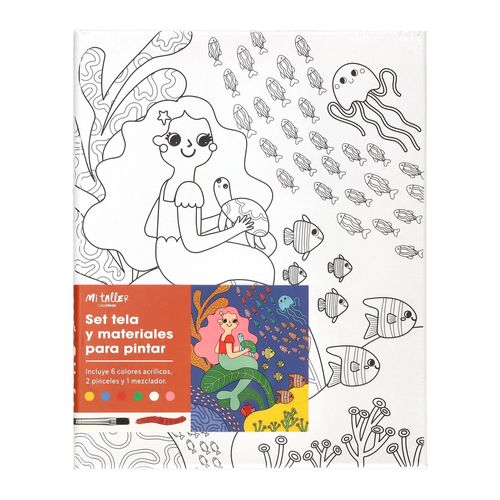 Set Bastidor con Pinturas y Diseño