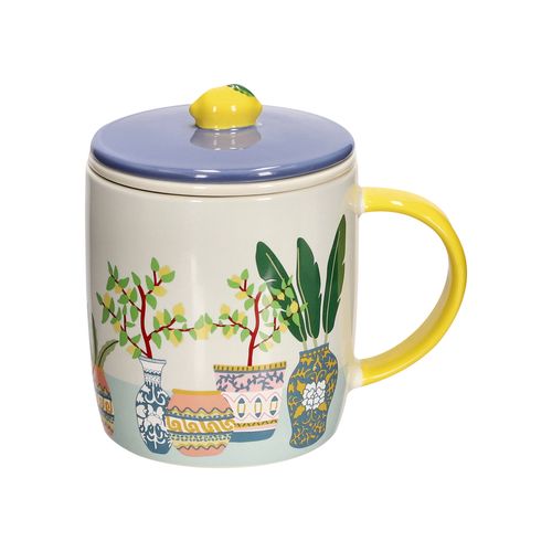 Mug de Cerámica con Infusor y Diseño