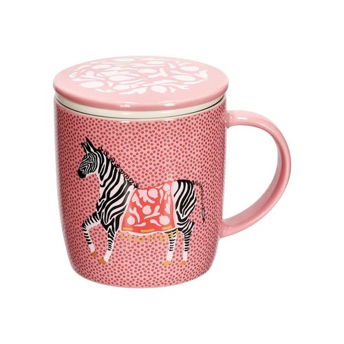 Mug de Cerámica con Infusor y Diseño