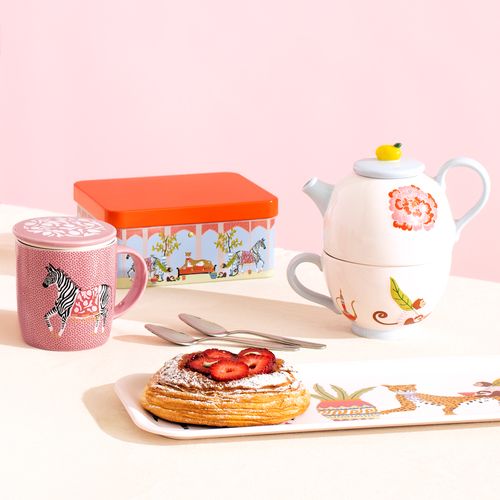 Mug de Cerámica con Infusor y Diseño