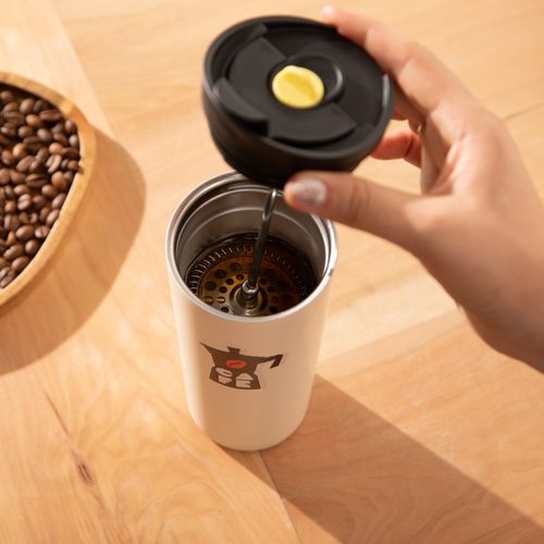Mug Térmico con Prensa para Café