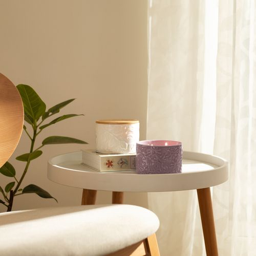 Vela Emboss Ceramica