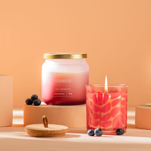 Vela Vidrio degradé