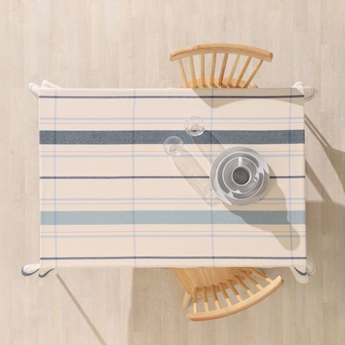 Mantel a Rayas de Algodón