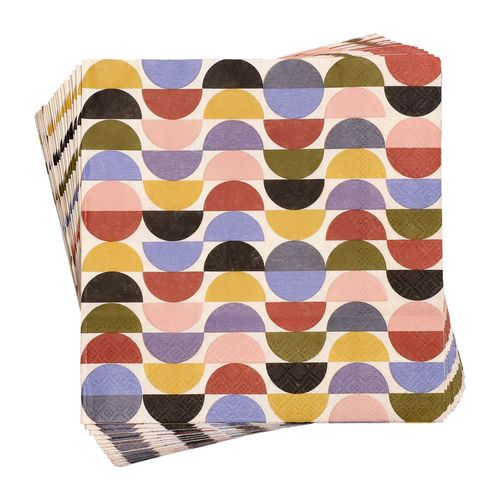 Set 24 Servilletas con Diseño de Papel