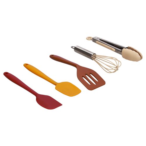 Set 5 Utensilios de Silicona para Repostería
