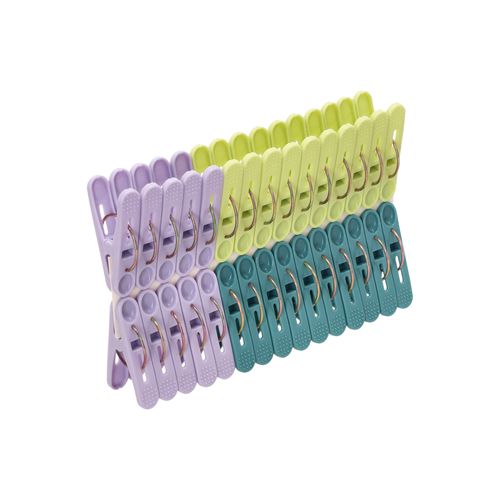 Set 30 Pinzas para Ropa de Plástico