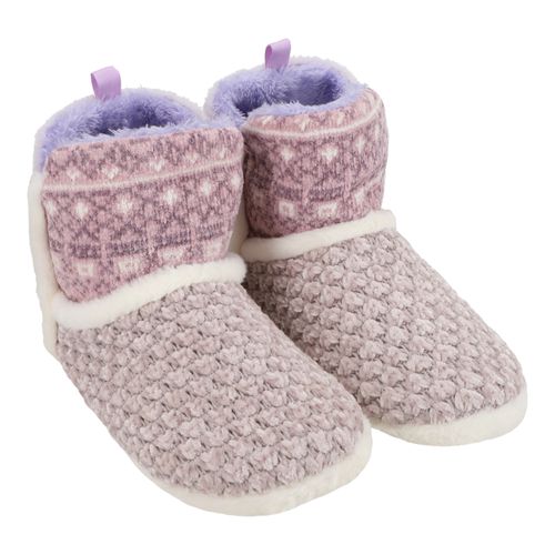 Pantufla bota peluda