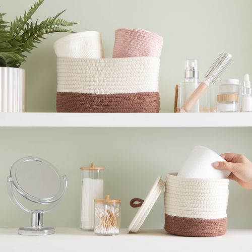 Canasto Organizador Tejido