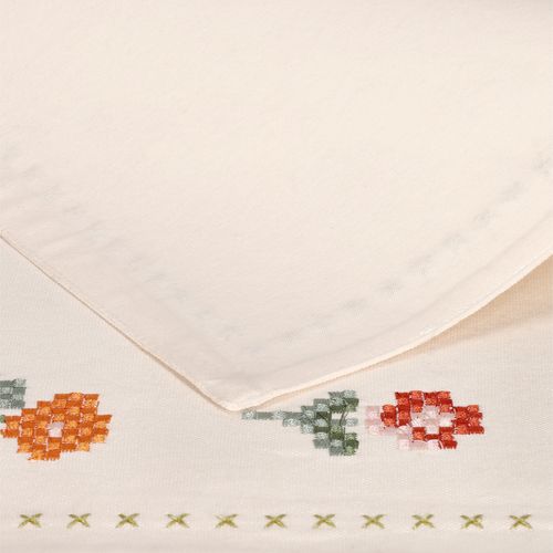 Individual Bordado de Algodón