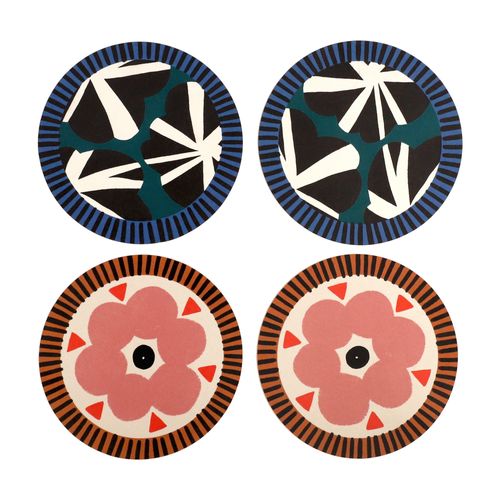 Set 4 Posavasos de Madera