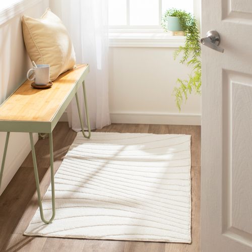 Alfombra con Diseño en Relieve Poliéster