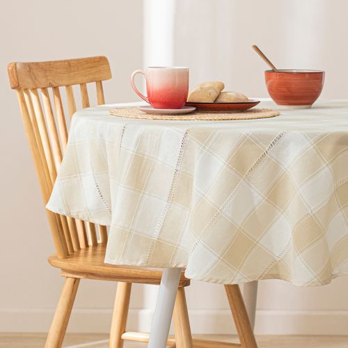 Mantel a Cuadros Tejido