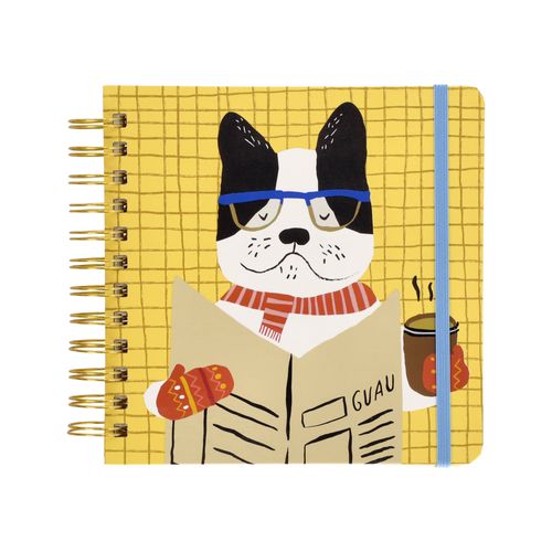Cuaderno Espiral de 160 Hojas con Líneas y Cuadros