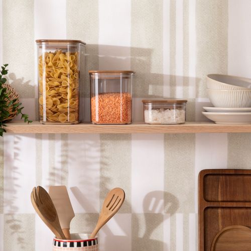 Canister con Tapa de Madera